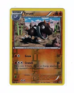 Tyrunt 61/111 XY - Furious Fists Reverse Holo - Pokemon Card - Image 1