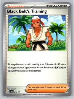 SV: Scarlet & Violet Promo Cards #219 Black Belt's Training - Image 1