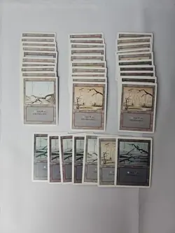 MTG Revised Lands Lot - 35+ Lands - Swamps - LP - Image 1