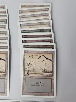 MTG Revised Lands Lot - 35+ Lands - Swamps - LP - Image 2