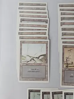 MTG Revised Lands Lot - 35+ Lands - Swamps - LP - Image 4