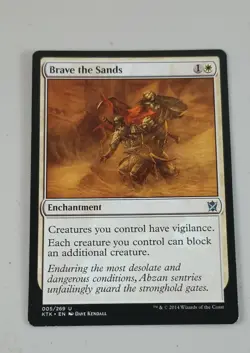 MTG Brave the Sands Khans of Tarkir Regular Magic LP - Image 1