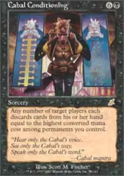 MTG Cabal Conditioning - Foil, Scourge, Moderately Played, English - Image 1