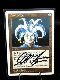 Magic The Gathering - Jester’s Cap – Vintage 1997 Dan Frazier Artist Autograph - Image 1