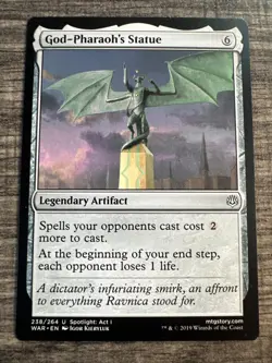 God-Pharaoh's Statue #238 (NM) War of the Spark WAR Magic MTG - Image 1