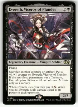 EVERETH, VICEROY OF PLUNDER (ANIME) #41 MTG FOUNDATIONS JUMPSTART - Image 1