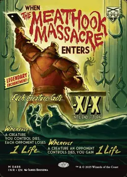 The Meathook Massacre #486 Extended Art Showcase INR NM MTG - Image 1