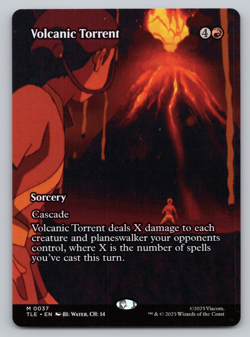 Volcanic Torrent Borderless - Avatar Last Airbender - MTG - Image 1