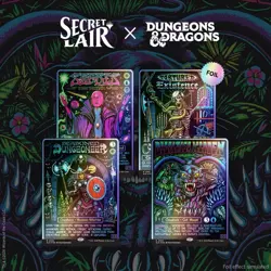 Black Lights & Dark Dungeons - FOIL - Secret Lair x D&D MTG Magic - PRESALE - Image 1