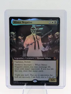 Magic The Gathering Marvel Spider-Man Mister Negative #0274 Extended Art Foil - Image 1