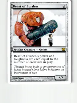 Beast of Burden 288 Rare 9th Edition Magic: The Gathering Lightly Played - Image 1