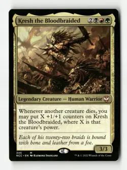 Kresh the Bloodbraided - #345 - Non Foil - MTG - Near Mint - Image 1