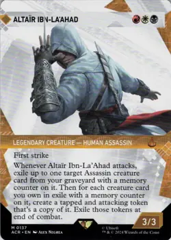 Altair Ibn-La'Ahad (Showcase) - Universes Beyond: Assassin's Creed - 137 - NM - Image 1