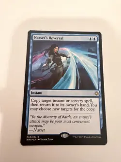 Narset's Reversal Rare Instant War of the Spark Blue Magic MTG #062 Regular - Image 1