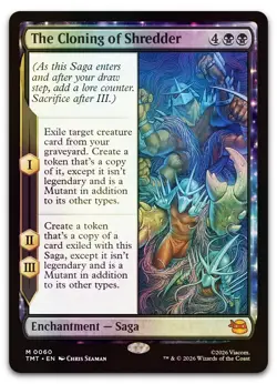 The Cloning of Shredder #60 (Foil) (NM) TMT Magic MTG - Image 1