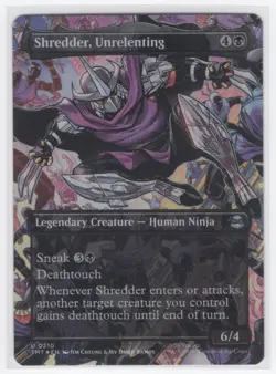 #210 2026 Teenage Mutant Ninja Turtles * Shredder, Unrelenting Uncommon FOIL - Image 1