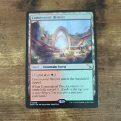 MTG Commercial District MKM 0259 R NM Regular Rare Land - Image 1