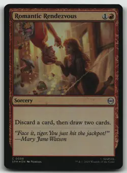 Romantic Rendezvous FOIL C Marvel's Spider-Man 86 NM - Image 1