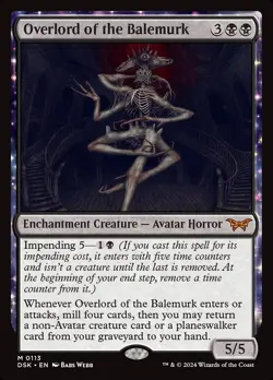 MTG Overlord of the Balemurk NM ** Duskmourn: House of Horror** - Image 1