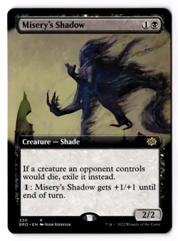 Misery's Shadow (Extended Art) 330 The Brothers' War Normal NM - Image 1