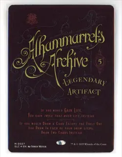 SLC Alhammarret's Archive #27 FOIL Borderless Secret Lair Encyclopedia Countdown - Image 1