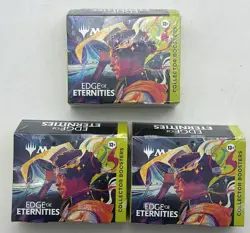 Lot of (3) Magic The Gathering Edge Of Eternities Collector Boosters SEALED #2 - Image 1