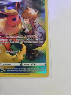 2022 Pokemon SWSH Brilliant Stars Flareon Trainer Gallery Holo #TG01/TG30 - Image 4