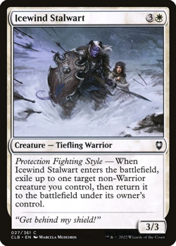 Icewind Stalwart (027) Battle for Baldur's Gate CLB MTG Magic - Image 1