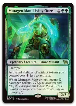 Mutagen Man, Living Ooze #124 (Foil) (NM) TMT Magic MTG - Image 1