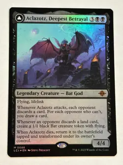 MTG Aclazotz, Deepest Betrayal / Temple of the Dead Foil NM - Image 1