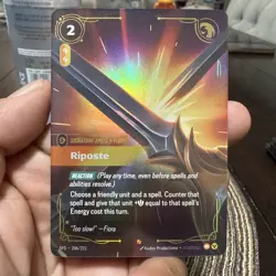 Riposte [SFD - 206/221] - NM [Foil] TCG Riftbound - Image 1