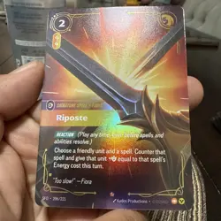 Riposte [SFD - 206/221] - NM [Foil] TCG Riftbound - Image 2