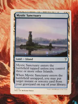 Mystic Sanctuary (White Border) Mystery Booster 2 Magic MTG MB2 - Image 1