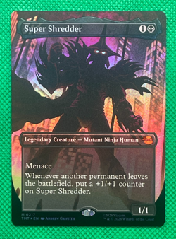 MTG Teenage Mutant Ninja Turtles-Super Shredder Rare Foil M0217 - Image 1