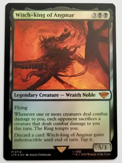 MTG - Witch-king of Angmar Foil - 114 NM - Image 1