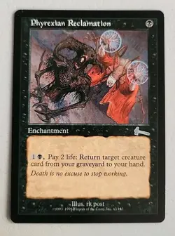 Phyrexian Reclamation Urza's Legacy Regular LP Lightly Played MTG - Image 1