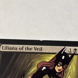 MTG Liliana of the Veil (Signed and drawn by artist as Bat Girl) - Image 4
