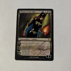 MTG Liliana of the Veil (Signed and drawn by artist as Bat Girl) - Image 5