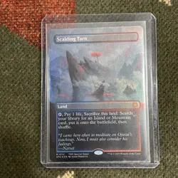 x1 Scalding Tarn SPG MTG 112 FOIL BORDERLESS MYTHIC M/NM 1x - Image 3