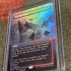 x1 Scalding Tarn SPG MTG 112 FOIL BORDERLESS MYTHIC M/NM 1x - Image 4