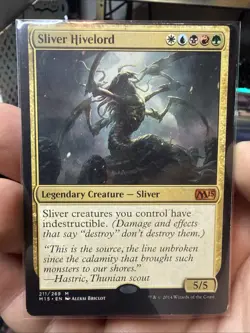 Sliver Hivelord Misprint Heavily Shifted Lp Mtg - Image 1