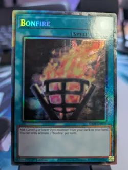 YuGiOh! Bonfire RA03-EN073 Collectors Rare 1st Ed - Image 1