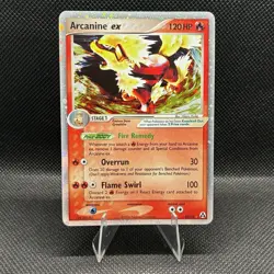 (Swirl) Arcanine ex 83/92 ex Legend Maker Holo Rare Vintage Pokemon Card - Image 4