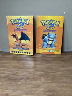 Pokemon TCG Advanced Rule Book And Card List Version 8 2002 Fast Shipping - Image 1
