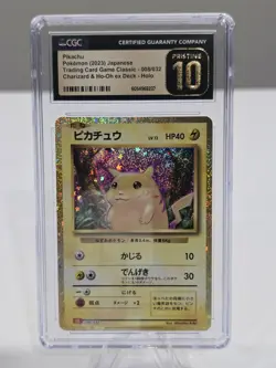 CGC 10 PRISTINE Pikachu 008/032 Classic Collection Holo Deck Japanese POKEMON - Image 1
