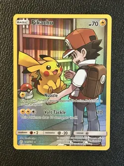 2019 Pokemon Sun And Moon Pikachu 241/236 Cosmic Eclipse Secret Rare - Image 1
