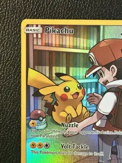 2019 Pokemon Sun And Moon Pikachu 241/236 Cosmic Eclipse Secret Rare - Image 3