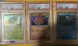 Pokemon 151 Poster Collection Box Promo 3 Card Set PSA 10 JUICY SWIRLS 🌀 - Image 1