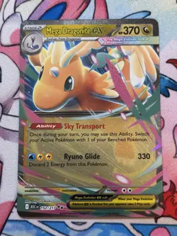 Pokemon Mega Dragonite EX Foil Holo 152/217 2016 English - NM Ascended Heroes - Image 1