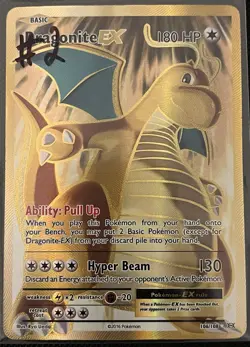 Pokemon Dragonite EX (Full Art) 106/108 Evolutions Holo (auction 2) - Image 1